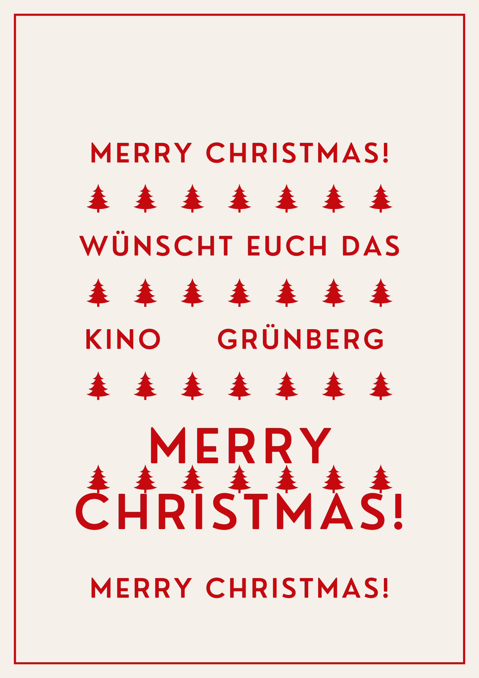 Frohe Weihnachten