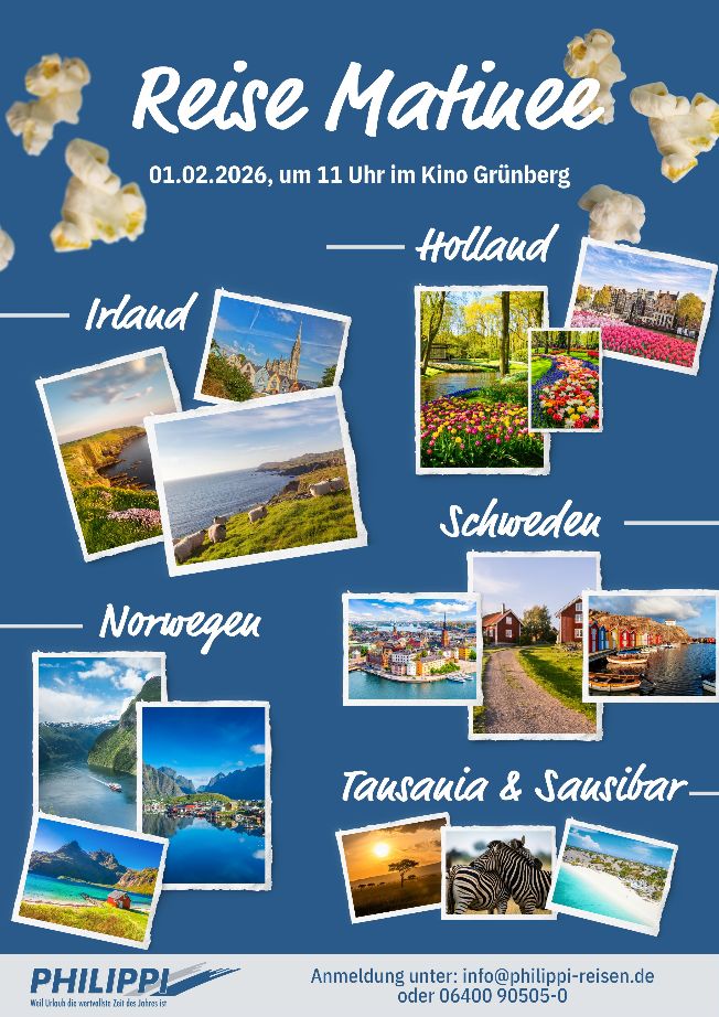 Reise Matinee 2026 mit Philippi Reisen